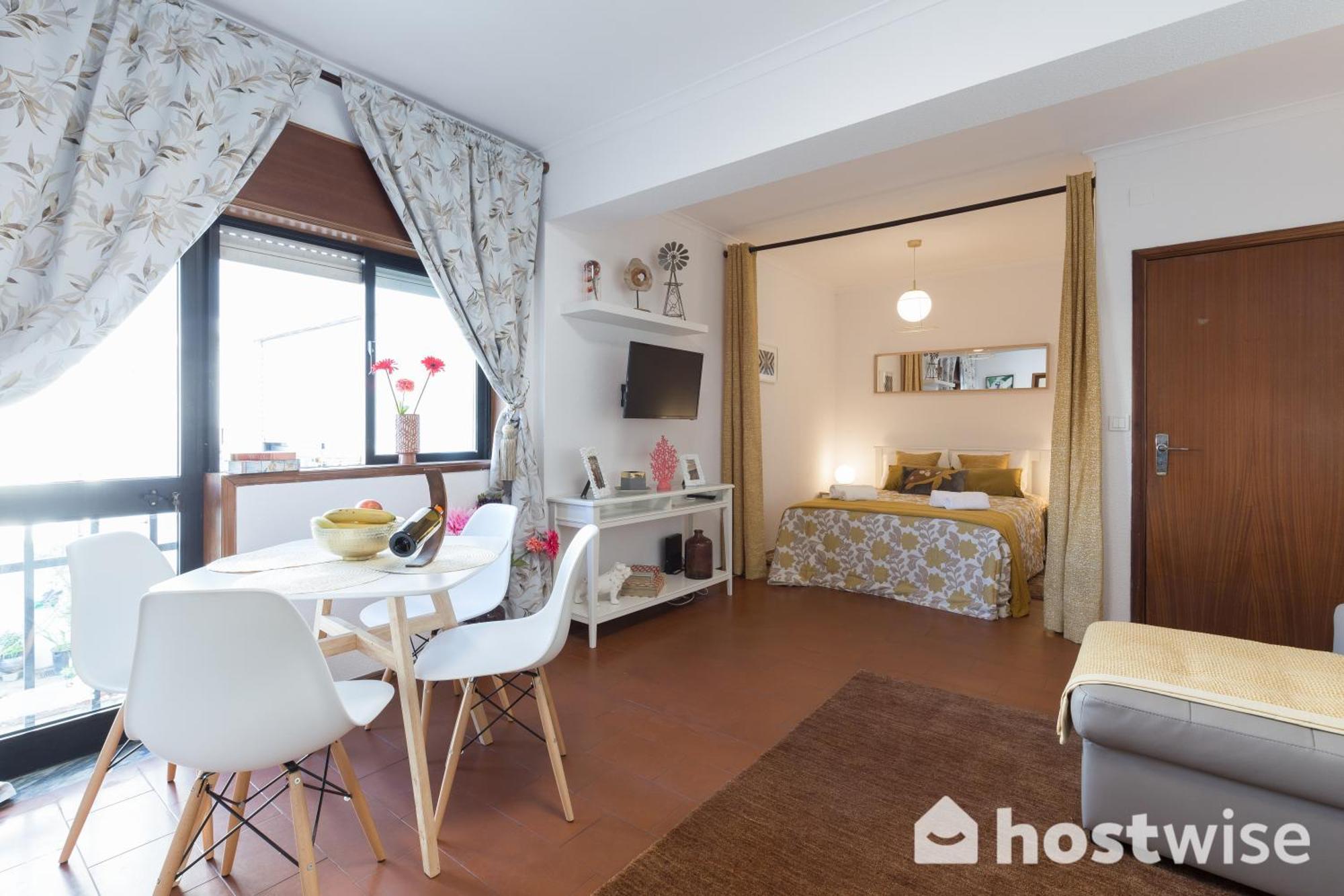 Apartamento Host Wise - Comfy Bright Flats With Netflix OOporto Habitación foto